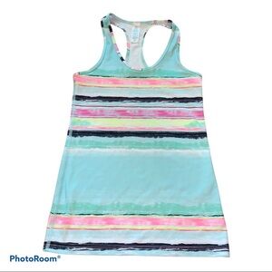 IVIVVA by Lululemon Striped Racerback Tank Top 10